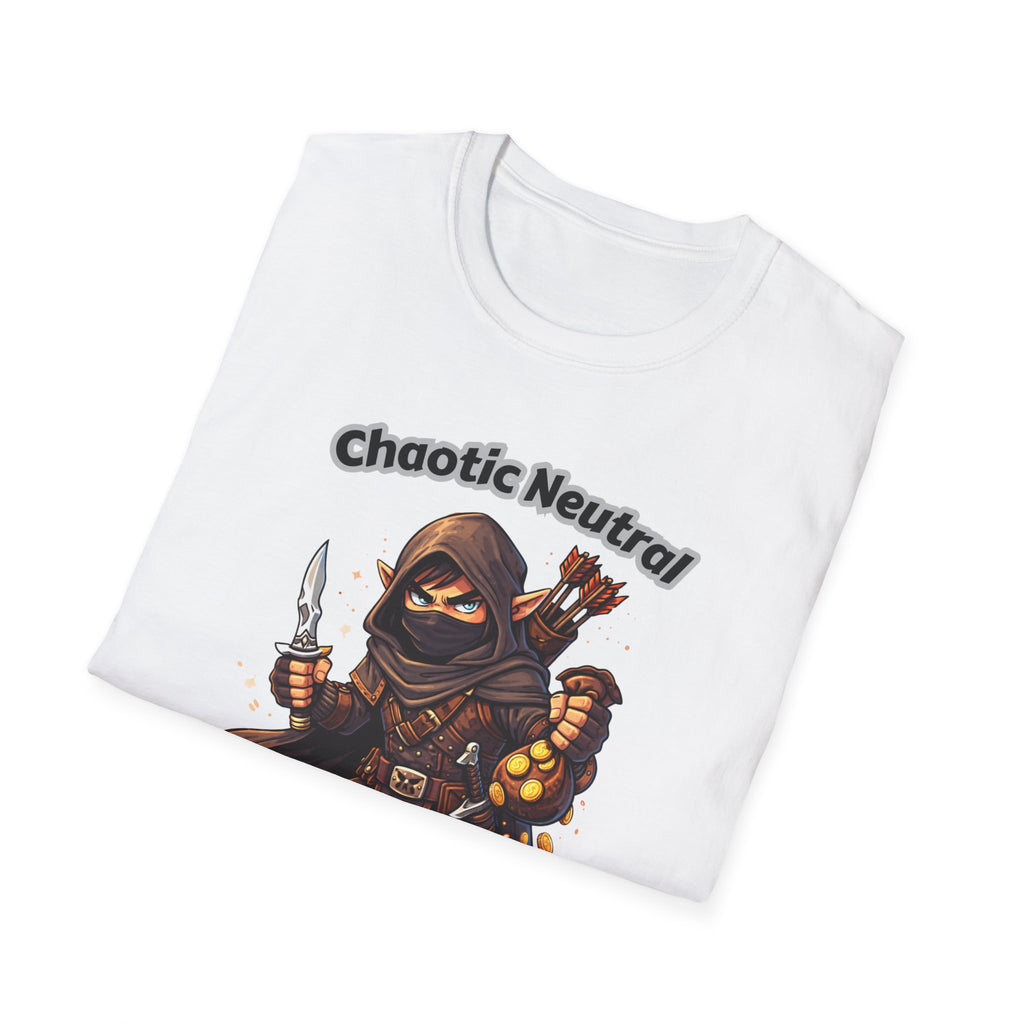 Chaotic Neutral Rogue T-Shirt - Gamerspeak for "ADHD" Graphic Tee