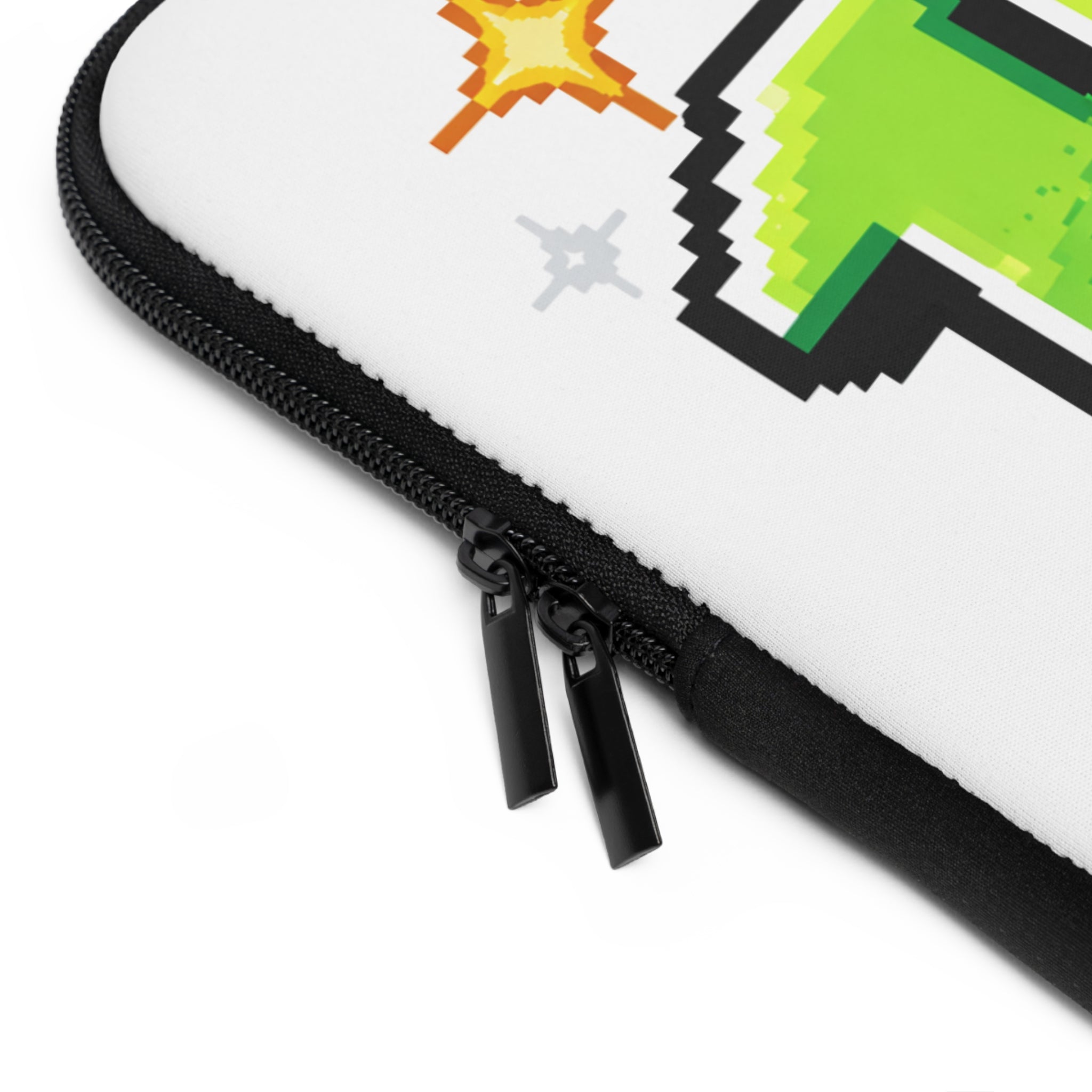 1UP Pixel Art Laptop Sleeve | Retro Gaming 8-Bit Design